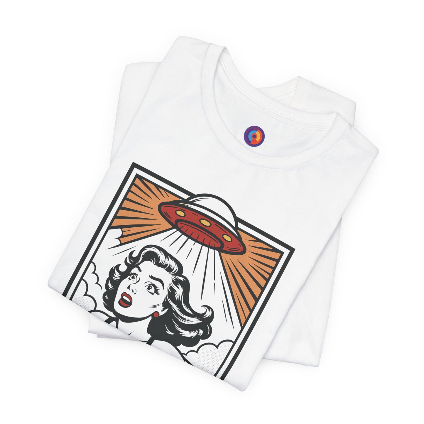 Alien Abduction T-Shirt – Pop Art Woman