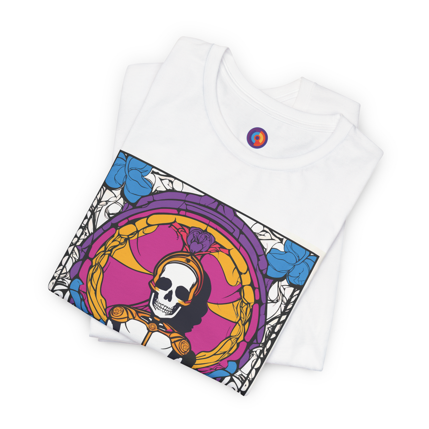 Skeletal Serenity - Meditating Skeleton T-Shirt