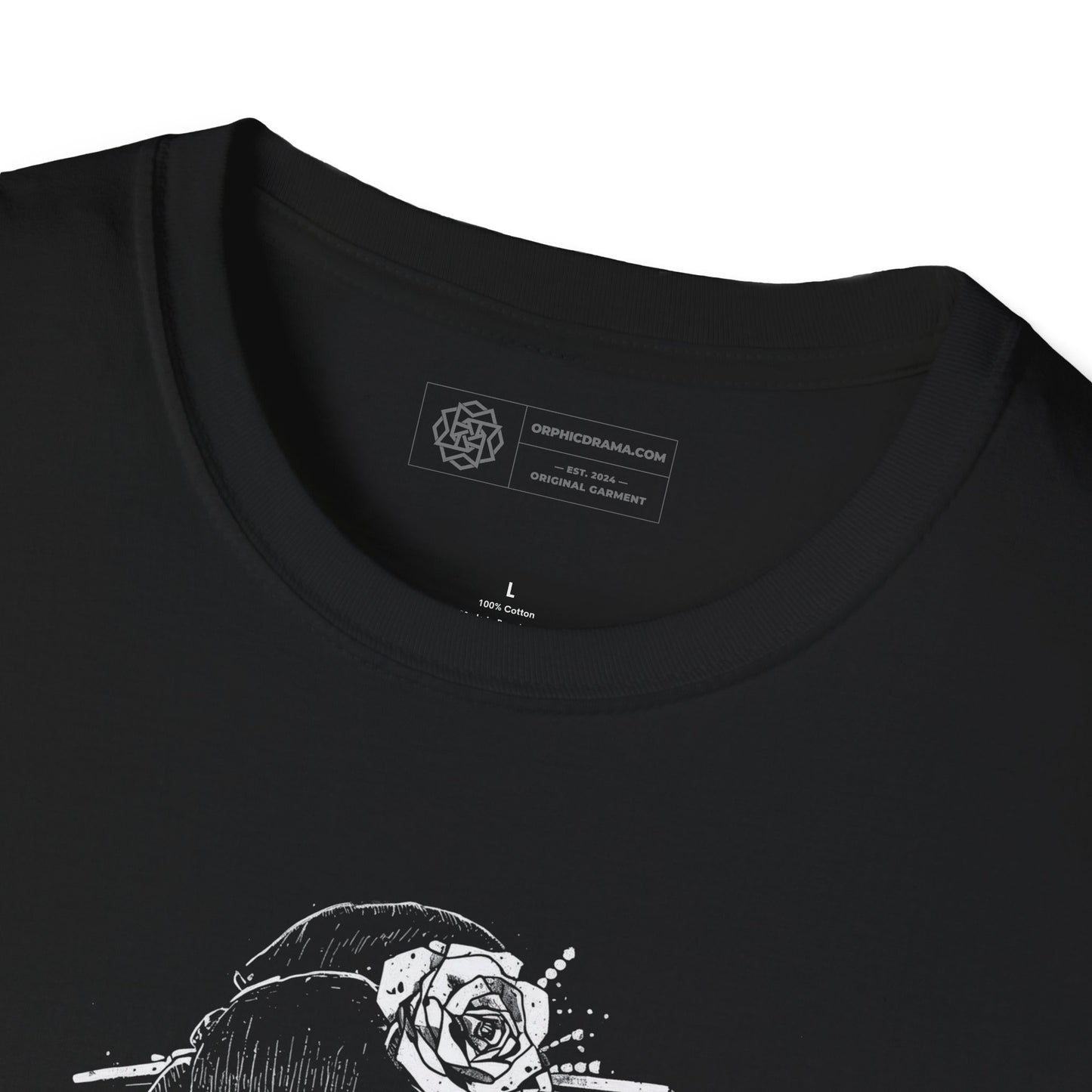 Gothic Geisha T-Shirt – Dark Japanese Illustration Tee