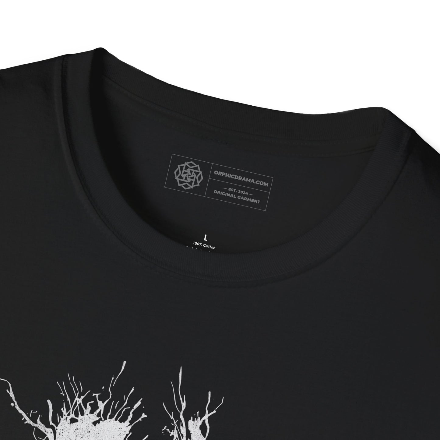 Number 3 T-Shirt – Dark Symbolic Distortion Design