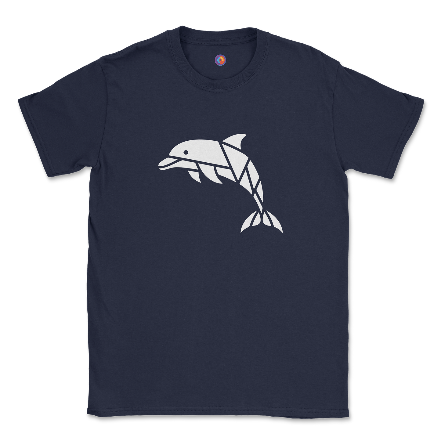 Geometric Dolphin T-Shirt