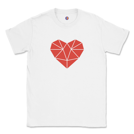Geometric Heart T-Shirt