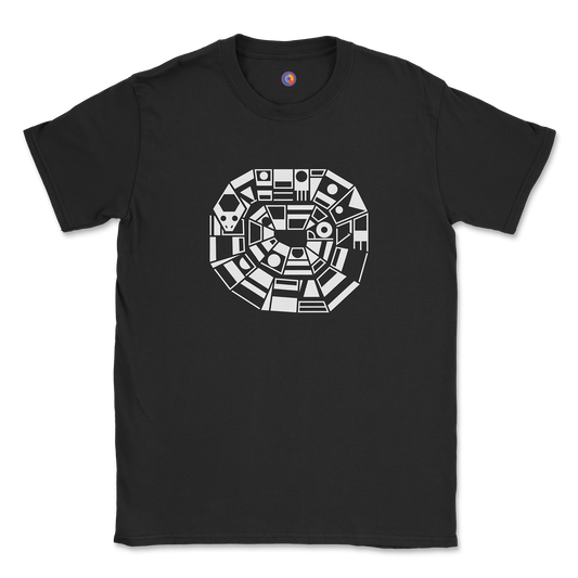 Geometric Snake T-Shirt – Abstract Serpent Graphic