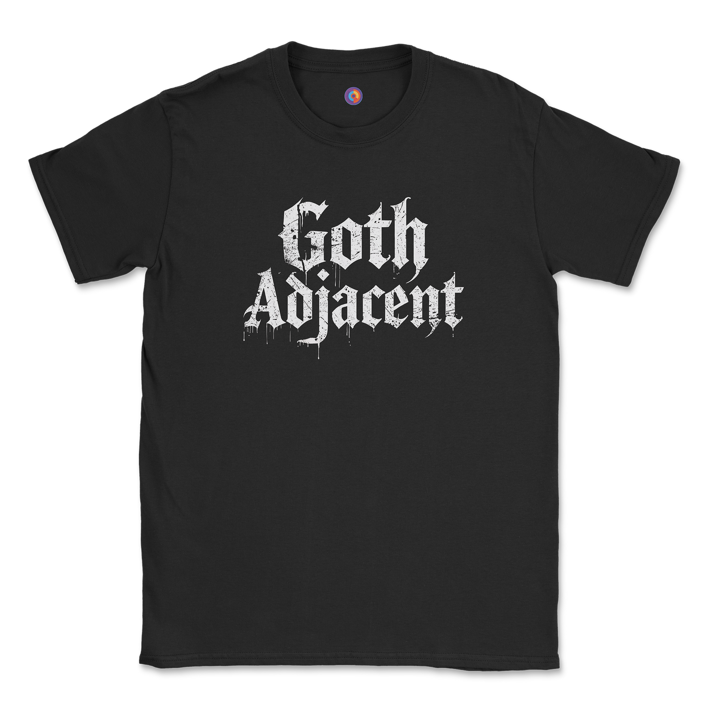 Goth Adjacent – Funny Gothic Graphic T-Shirt