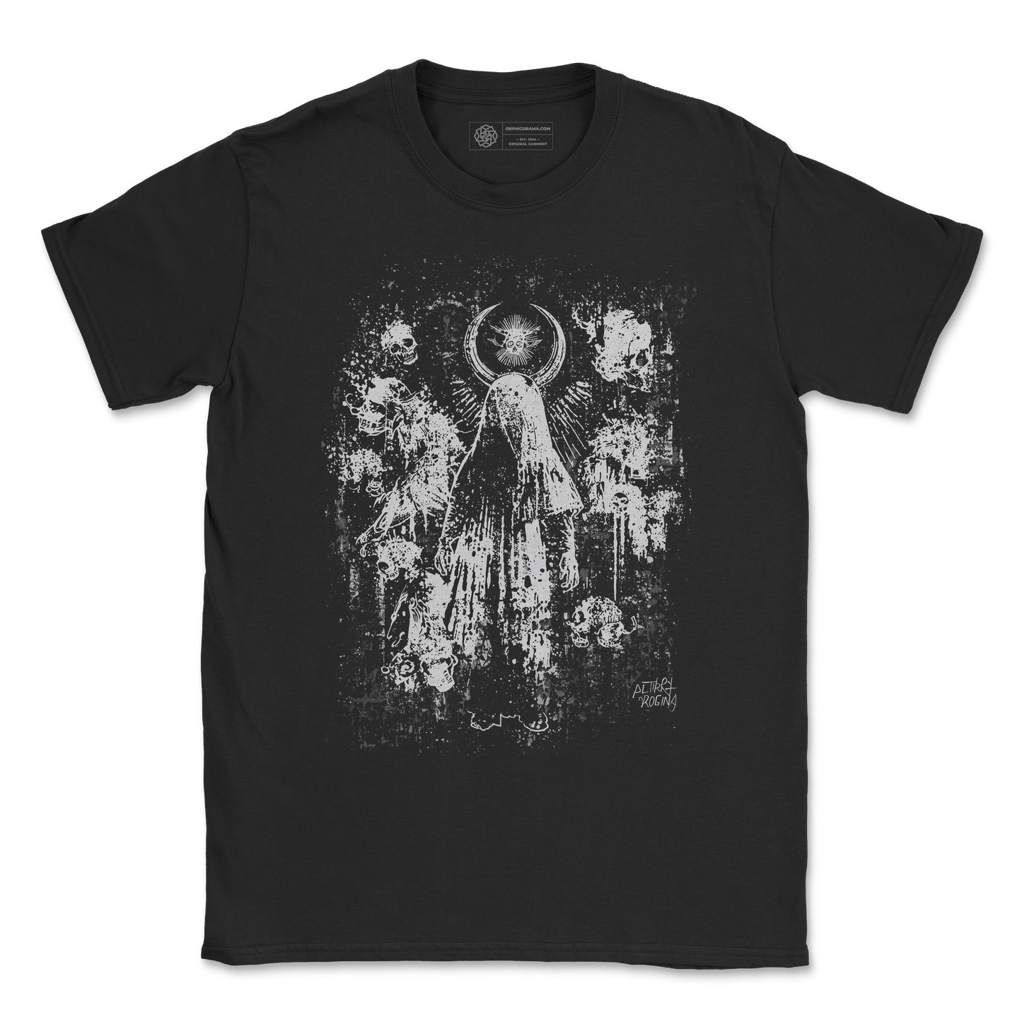 Gothic Dark Angel T-Shirt - Haunted Vintage Grunge