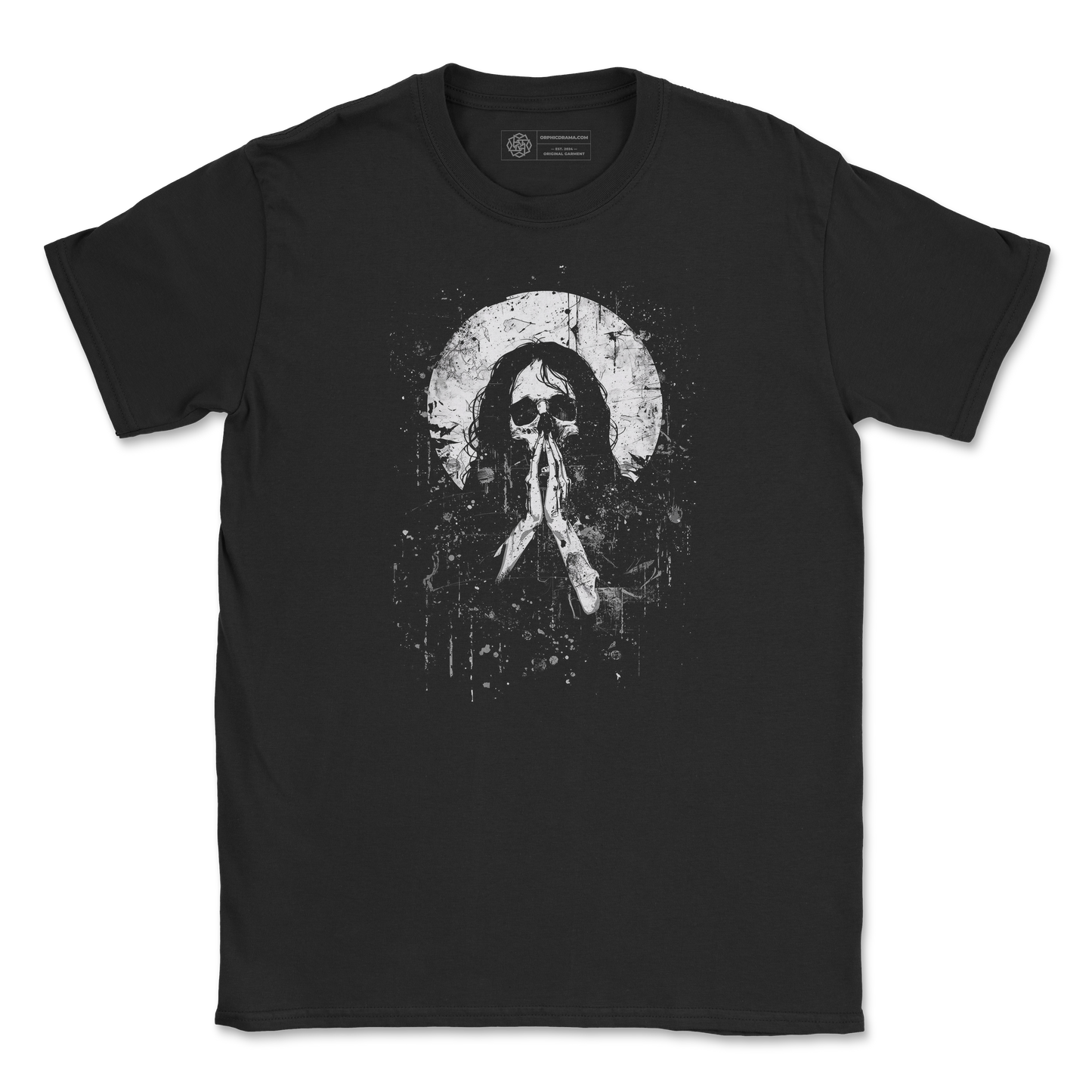 Gothic Praying Skull T-Shirt