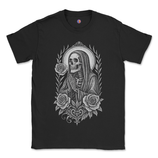 Gothic Saint Skeleton T-Shirt
