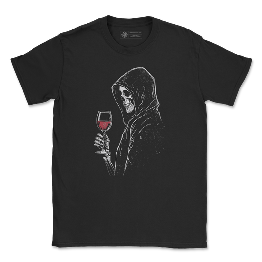Grim Reaper Wine T-Shirt
