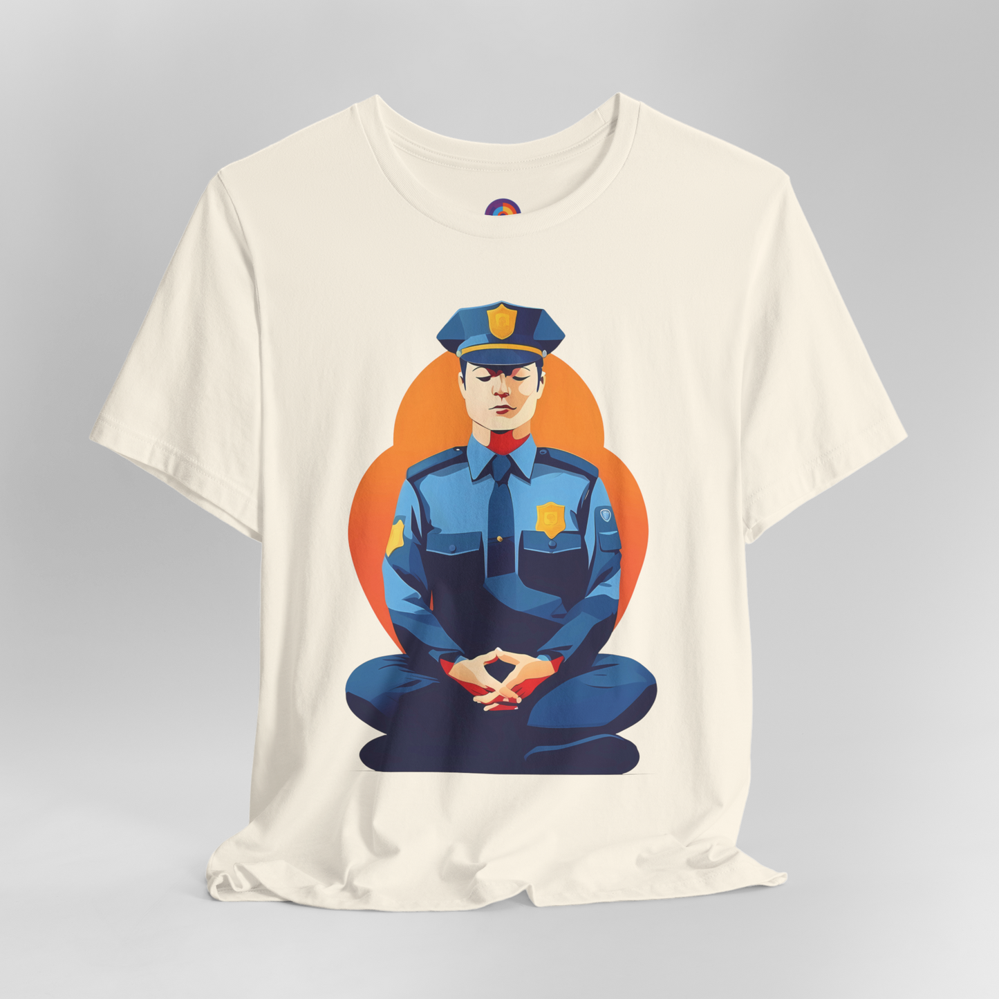 Peaceful Patrolman - Meditating Cop T-Shirt