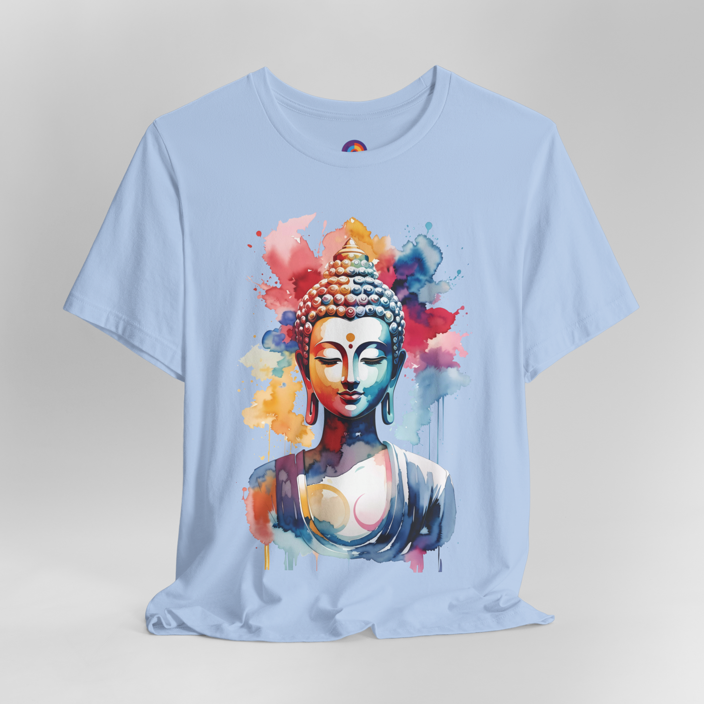 Watercolor Enlightenment - Meditating Buddha T-Shirt