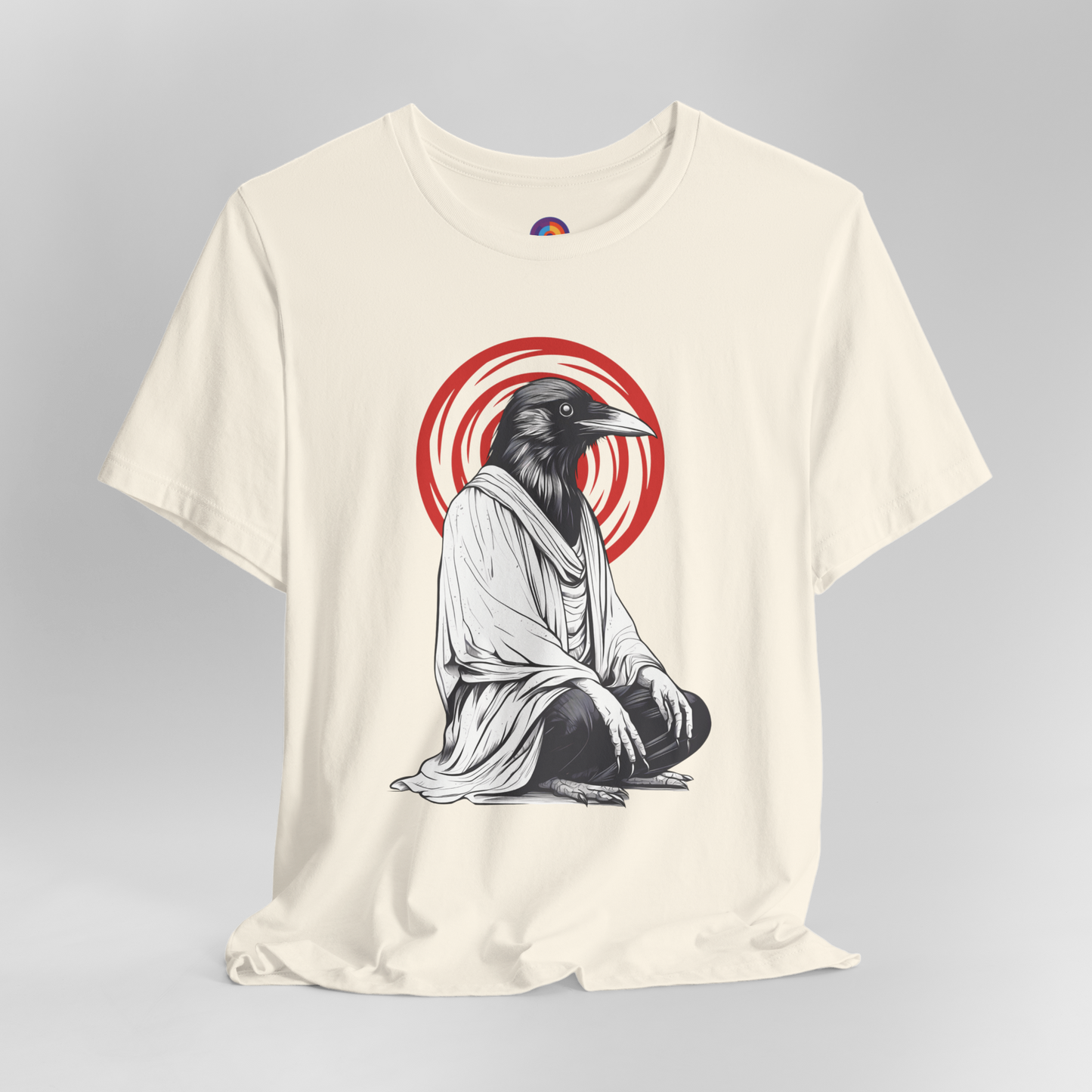 Feathered Zen - Meditating Crow T-Shirt