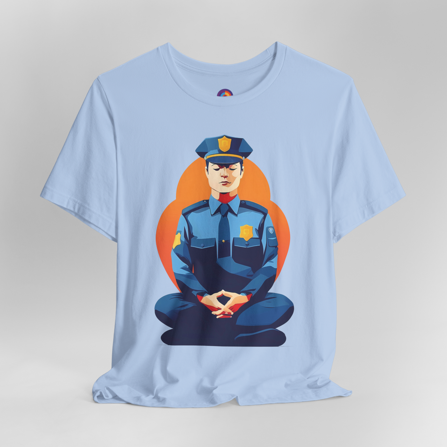 Peaceful Patrolman - Meditating Cop T-Shirt