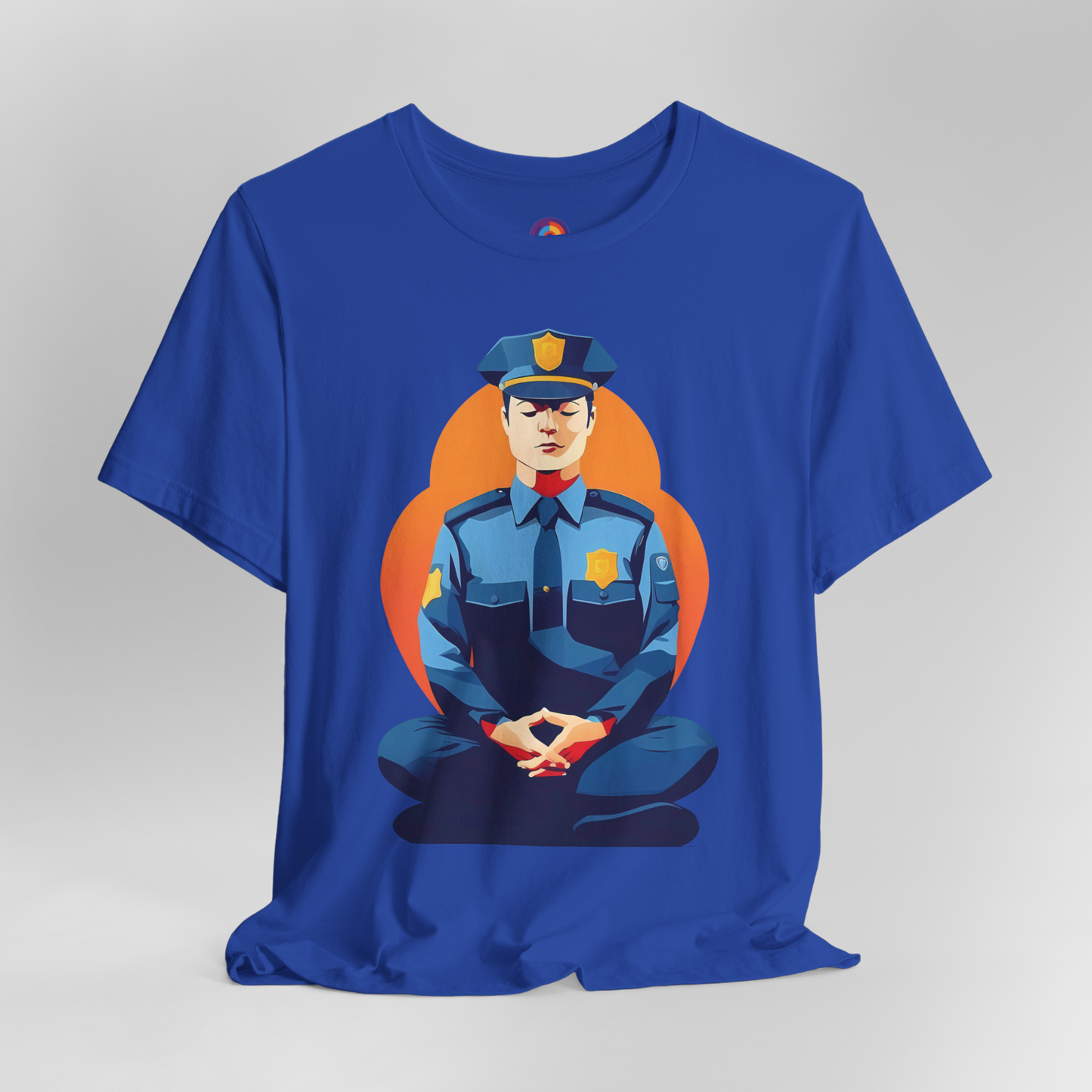 Peaceful Patrolman - Meditating Cop T-Shirt