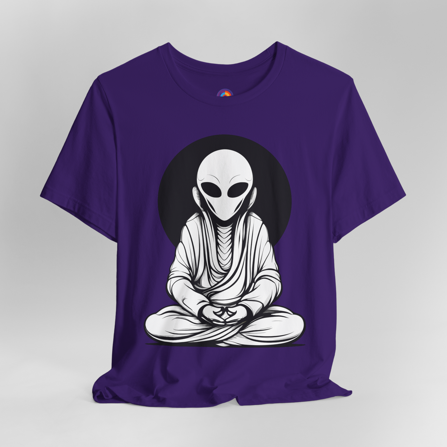 Meditative Martian - Meditating Alien T-Shirt