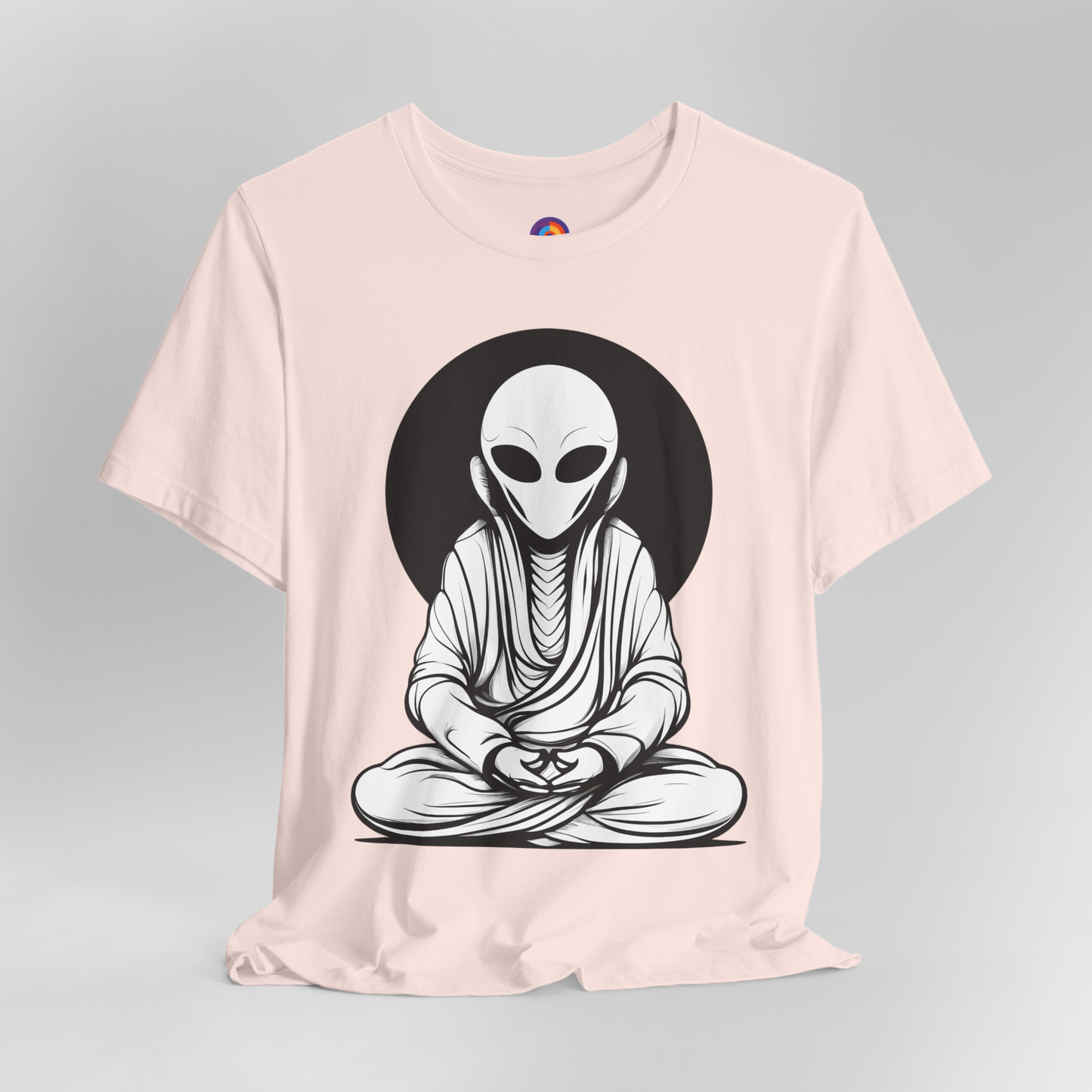 Meditative Martian - Meditating Alien T-Shirt