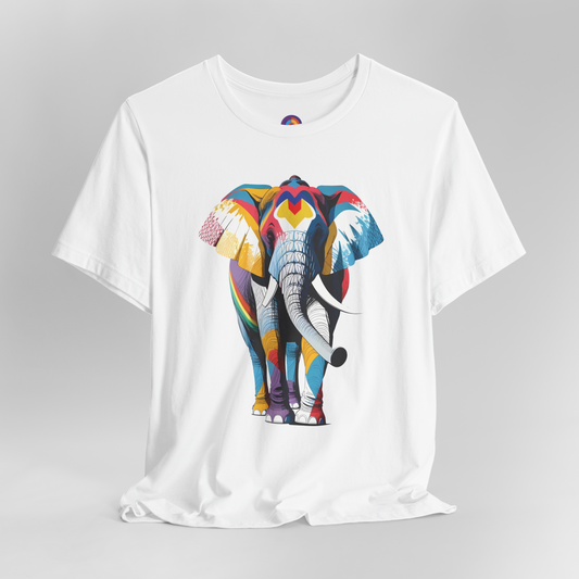 Vibrant Elephant Parade - Elephant T-Shirt