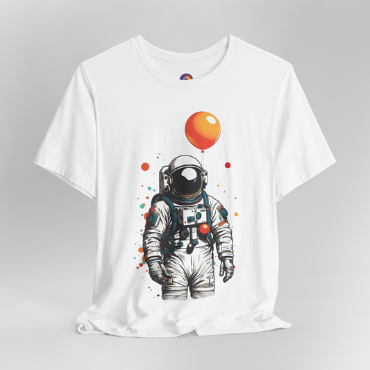 Astro-Balloon Voyage - Astronaut With Balloon T-Shirt