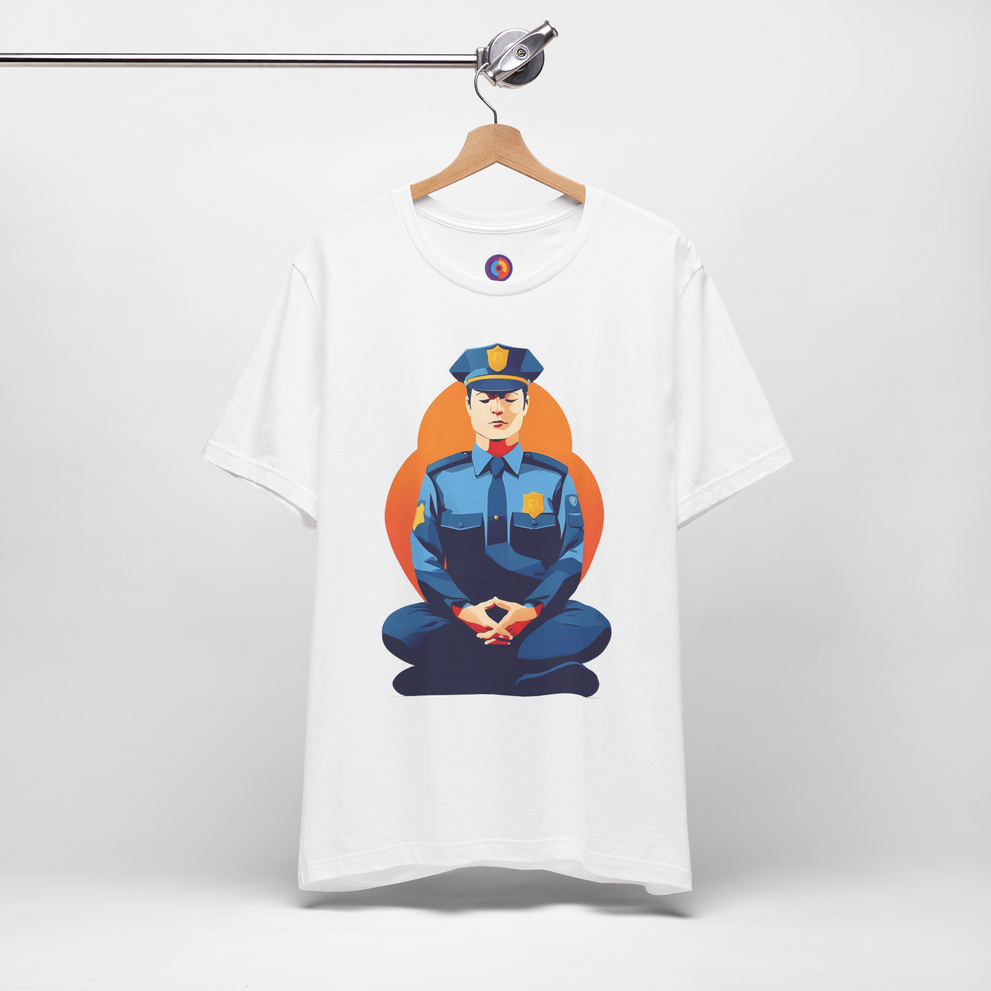 Peaceful Patrolman - Meditating Cop T-Shirt