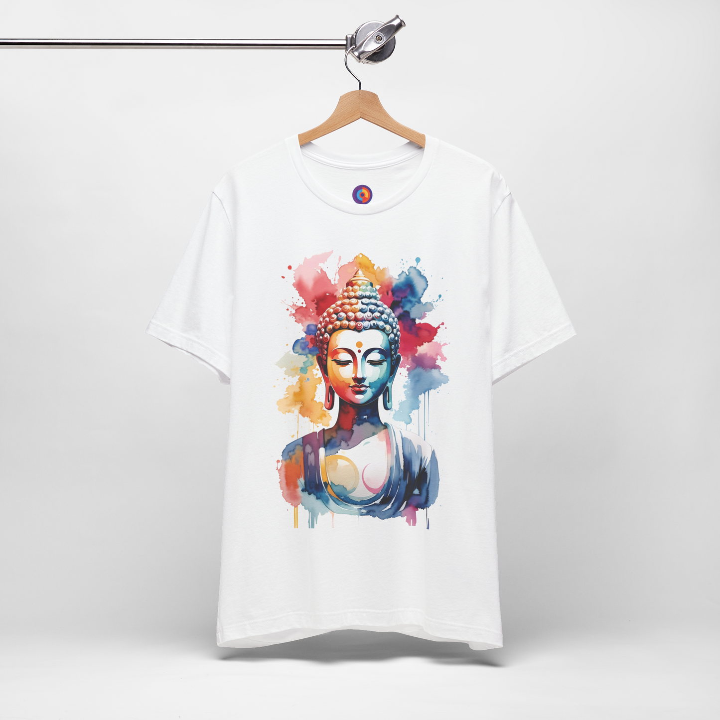 Watercolor Enlightenment - Meditating Buddha T-Shirt