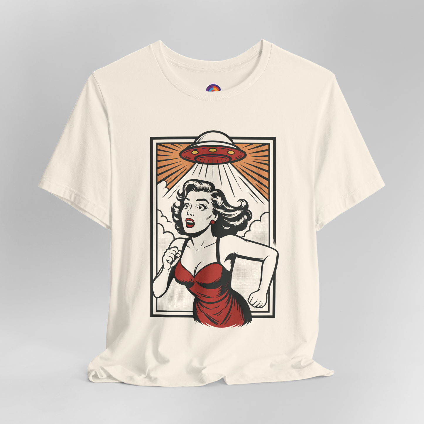 Alien Abduction T-Shirt – Pop Art Woman