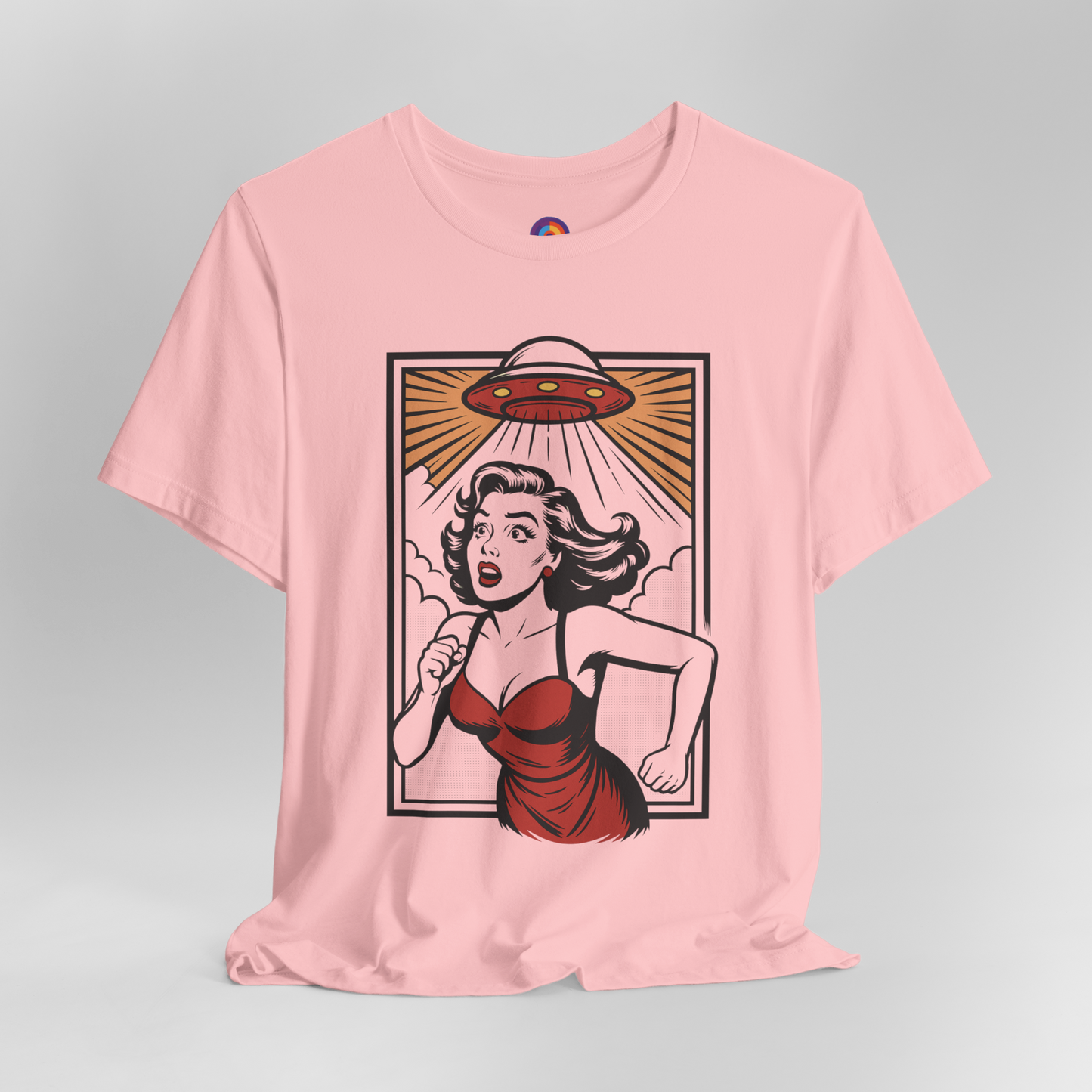 Alien Abduction T-Shirt – Pop Art Woman