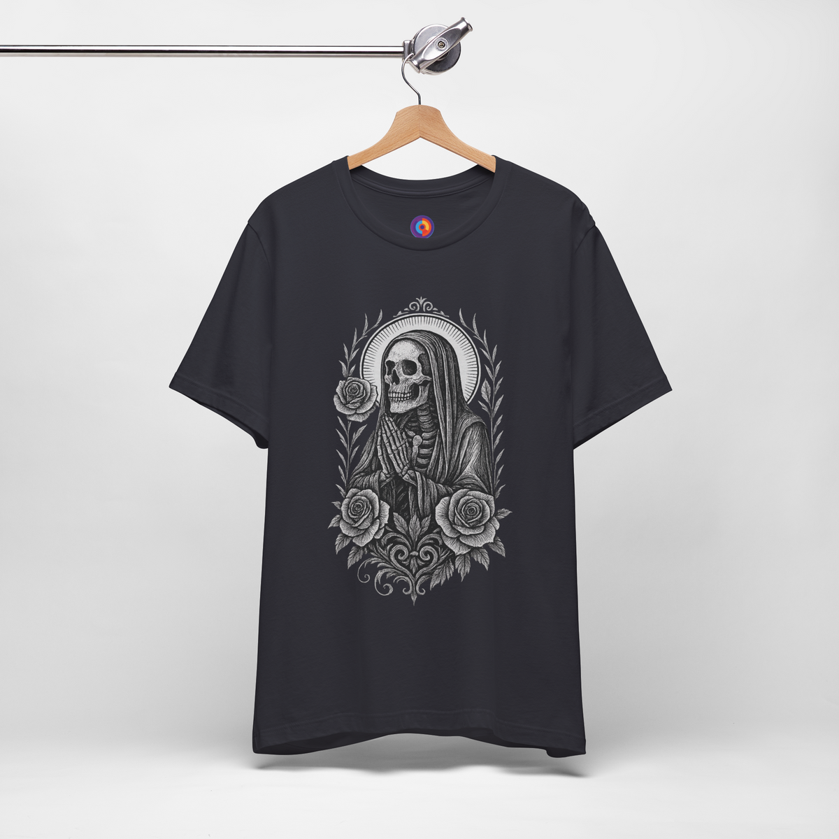 Gothic Saint Skeleton T-Shirt