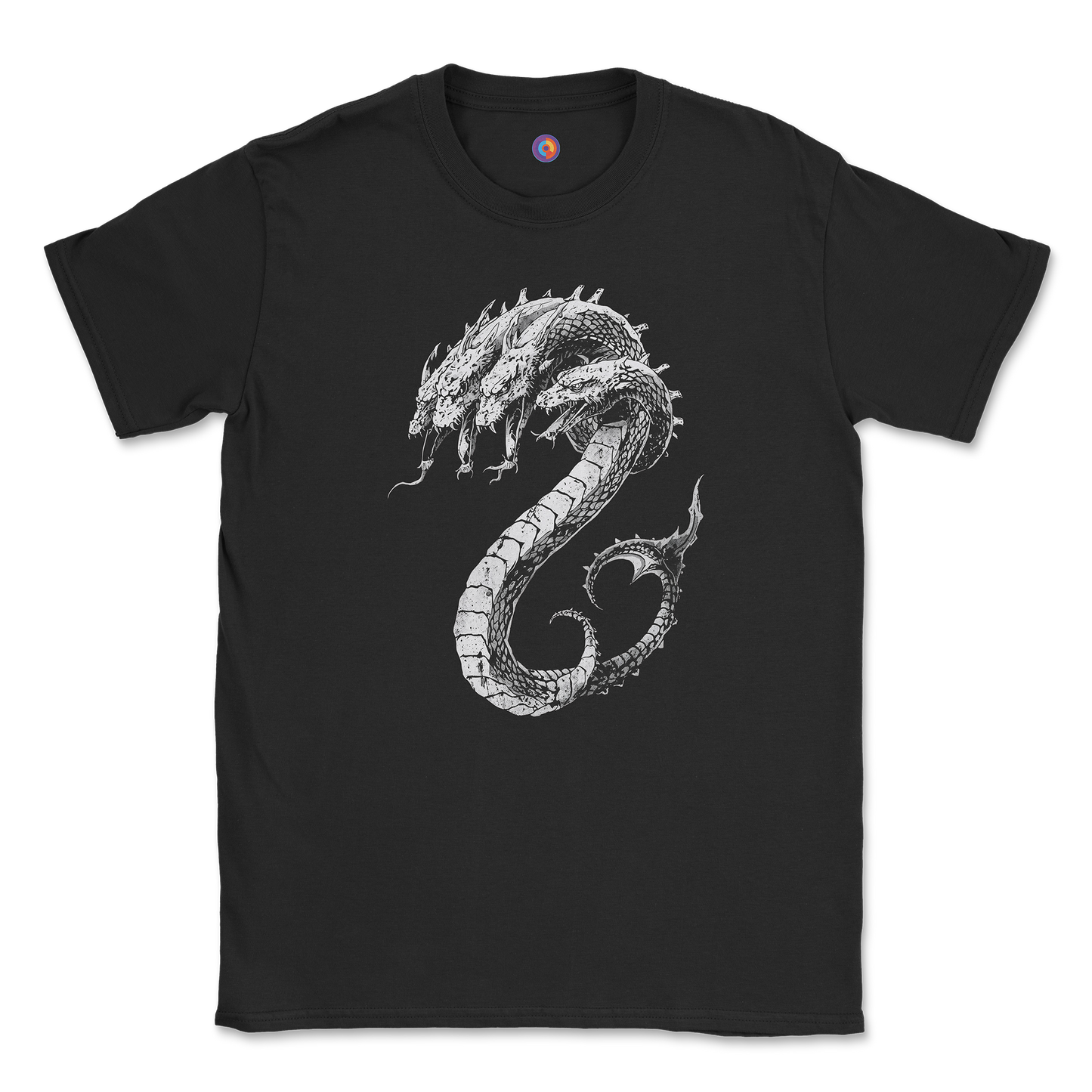 Hydra Dragon T-Shirt – Gothic Dark Fantasy Serpent