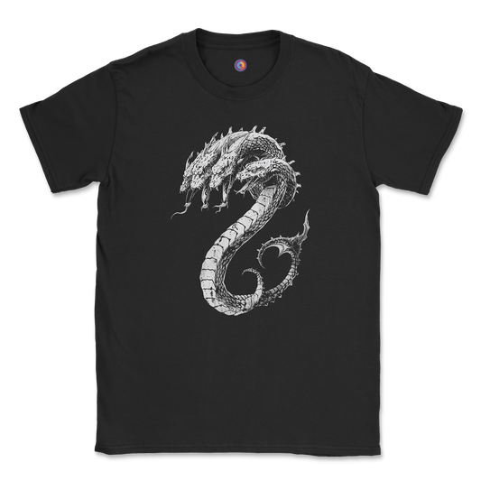 Hydra Dragon T-Shirt – Gothic Dark Fantasy Serpent