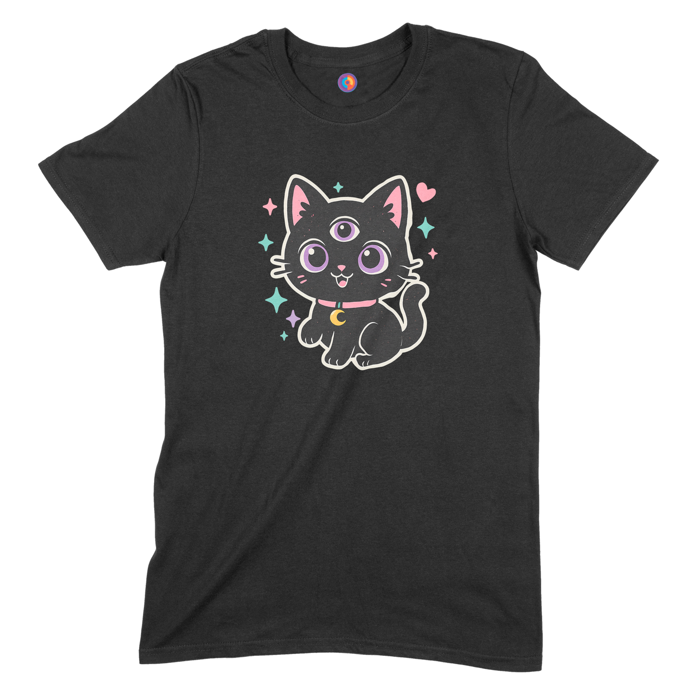 Kawaii Three Eyed Cat T-Shirt