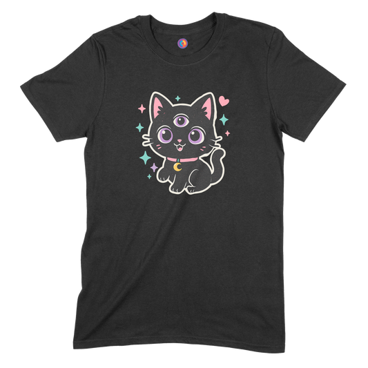 Kawaii Three Eyed Cat T-Shirt