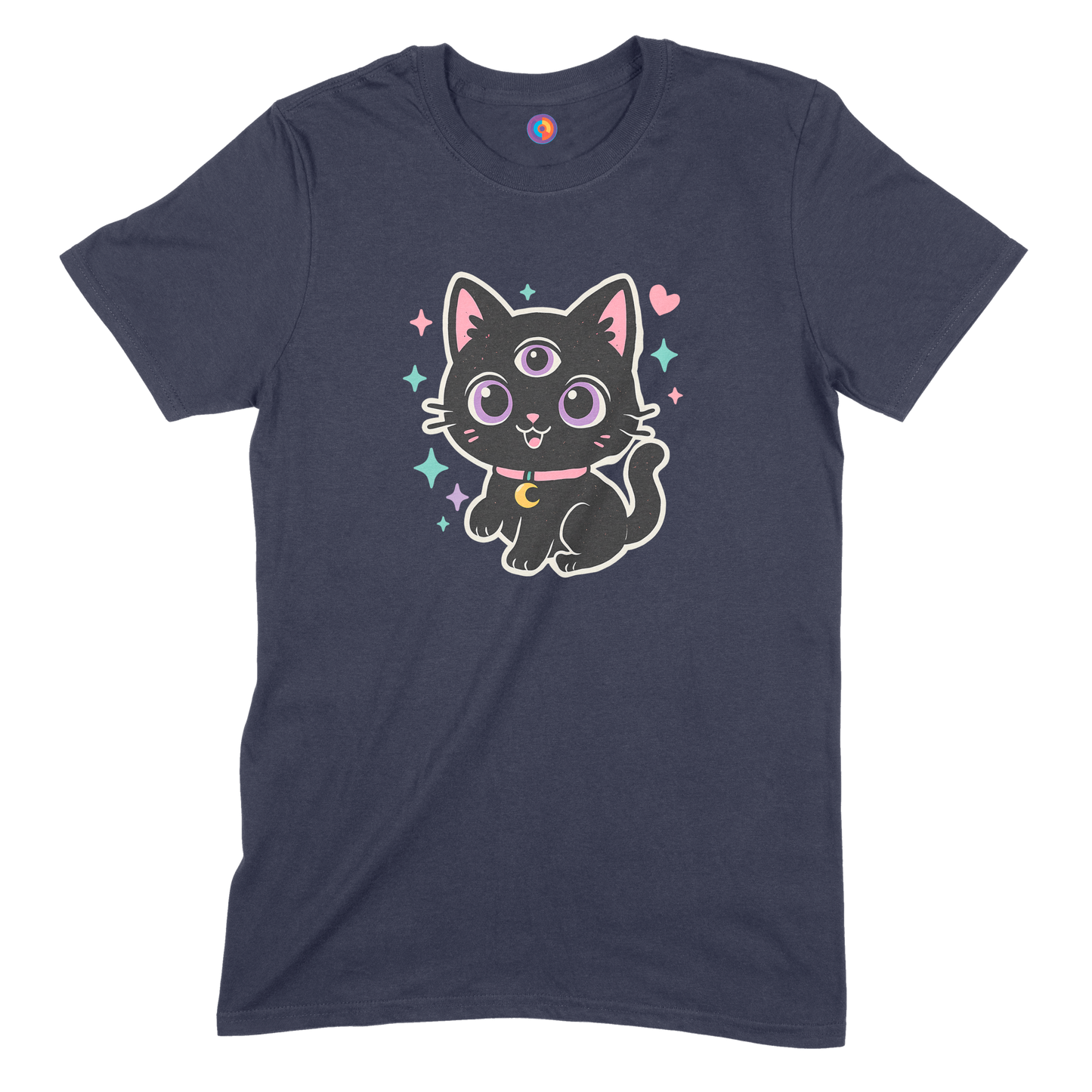 Kawaii Three Eyed Cat T-Shirt