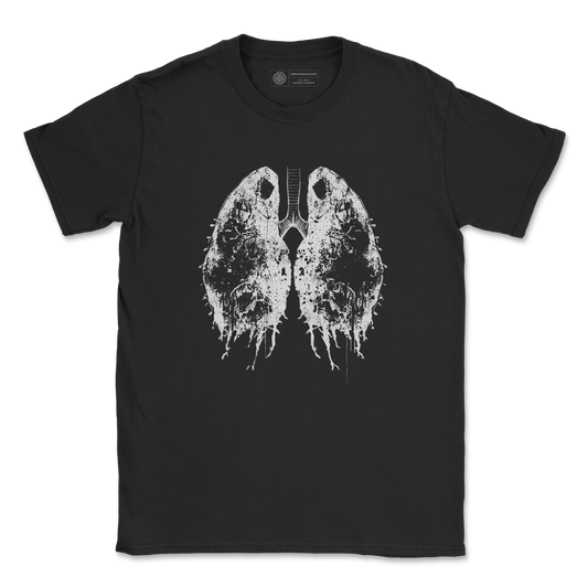 Lungs T-Shirt - Dark Anatomical Graphic Tee