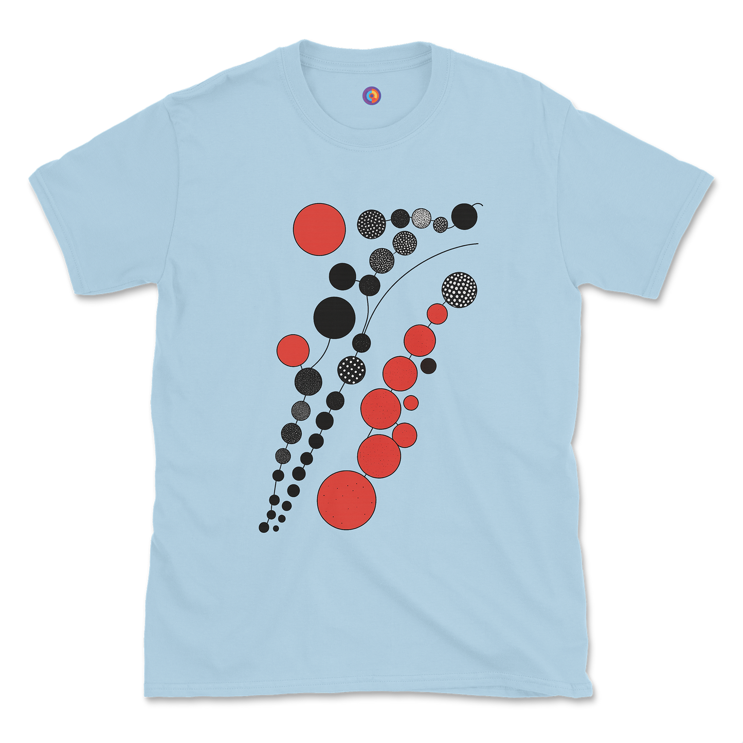Offset Circles – Geometric T-Shirt