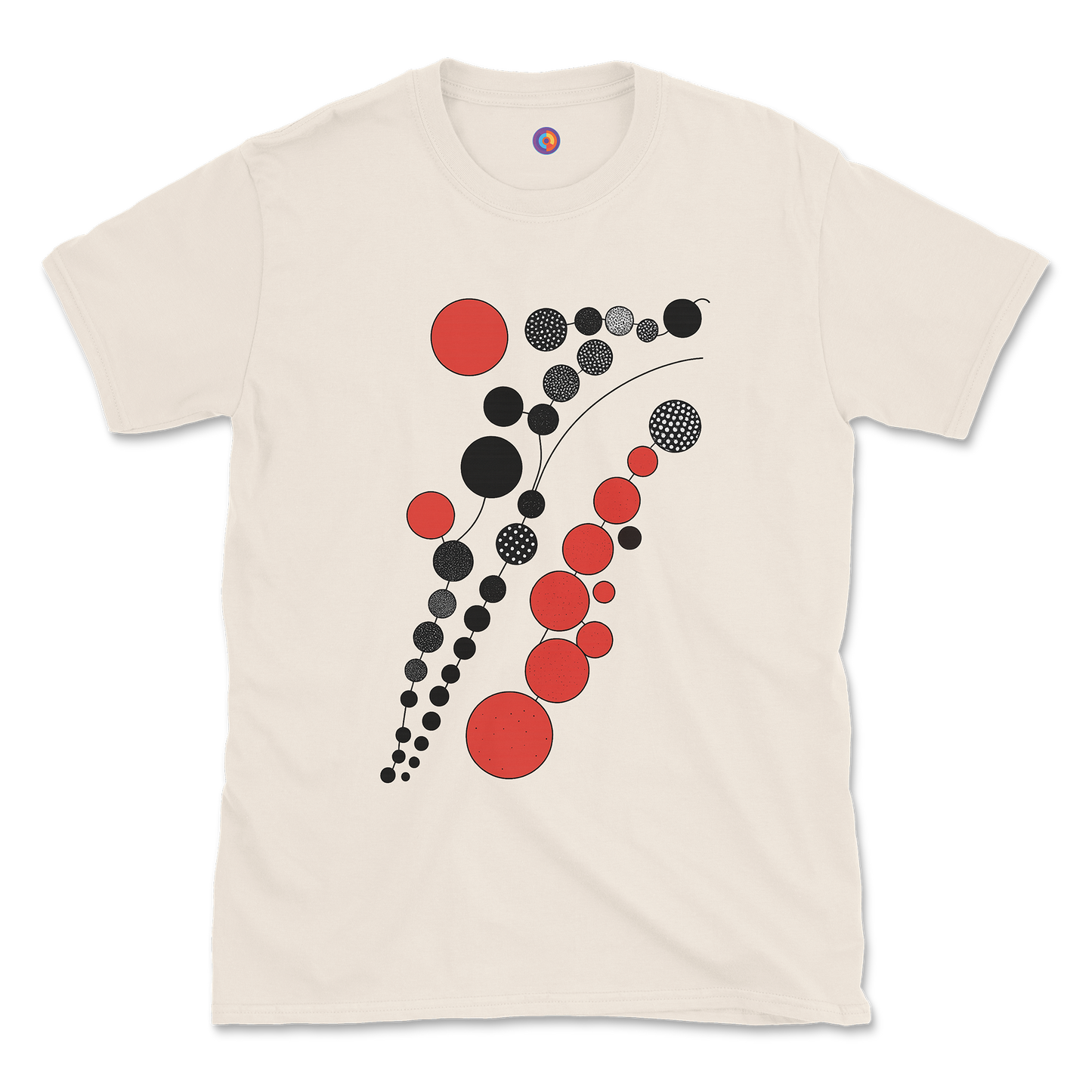 Offset Circles – Geometric T-Shirt