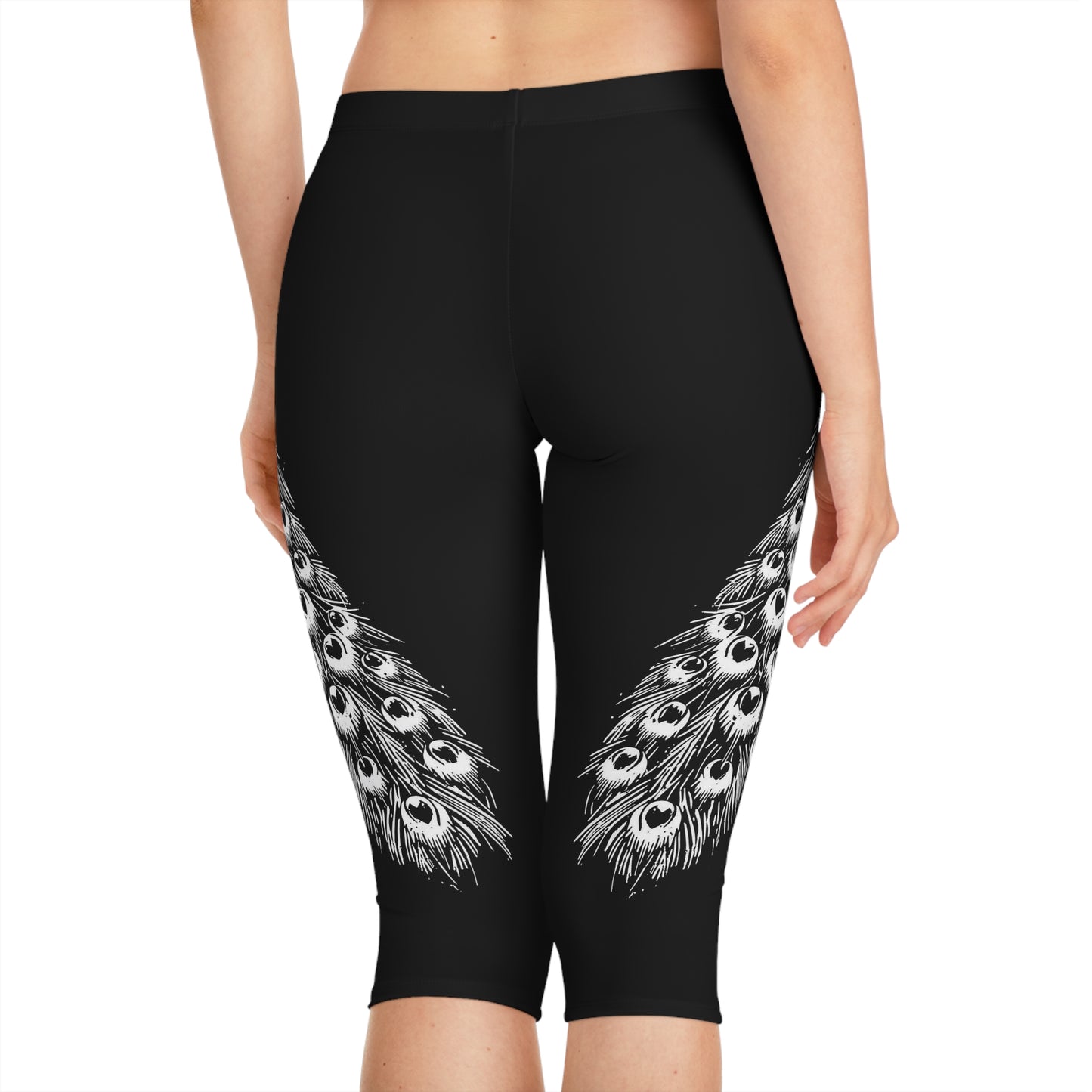 Capri Leggings - Peacock