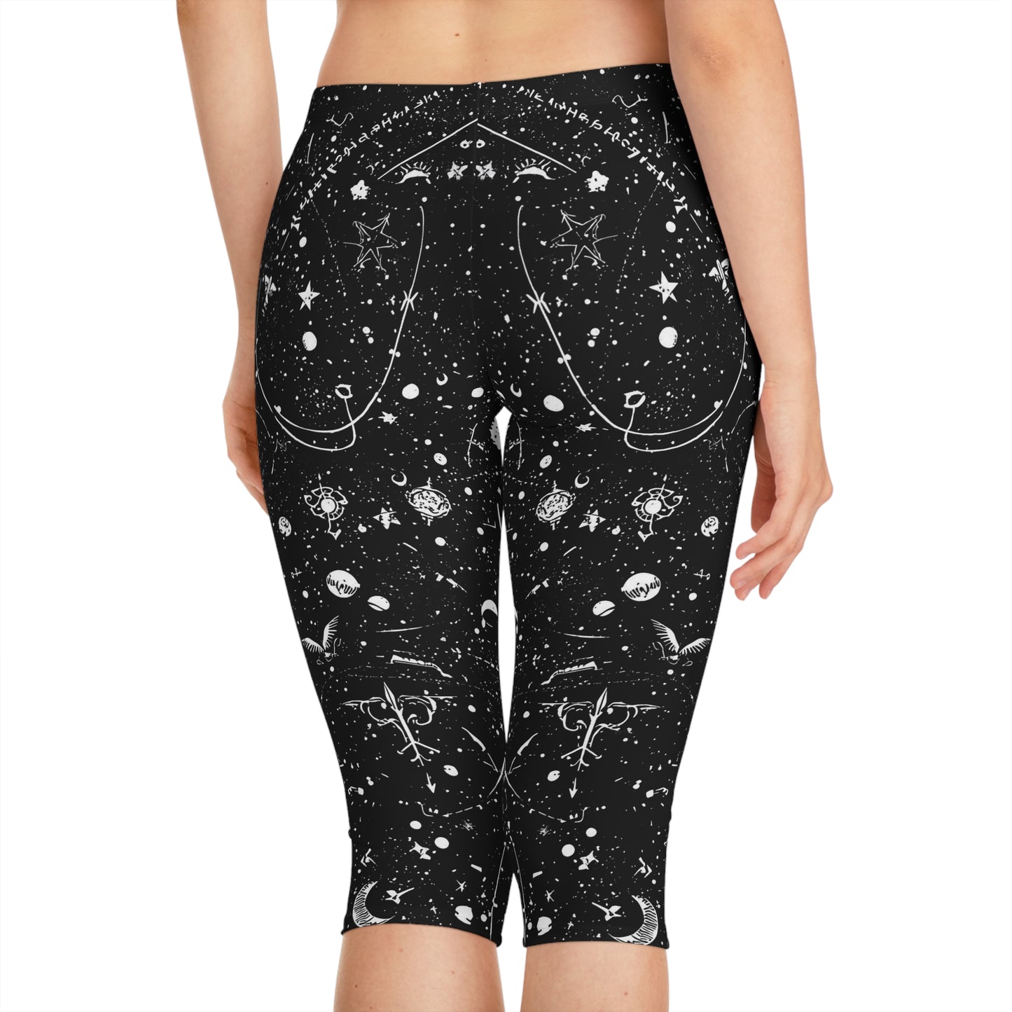 Capri Leggings – Occult Starfield