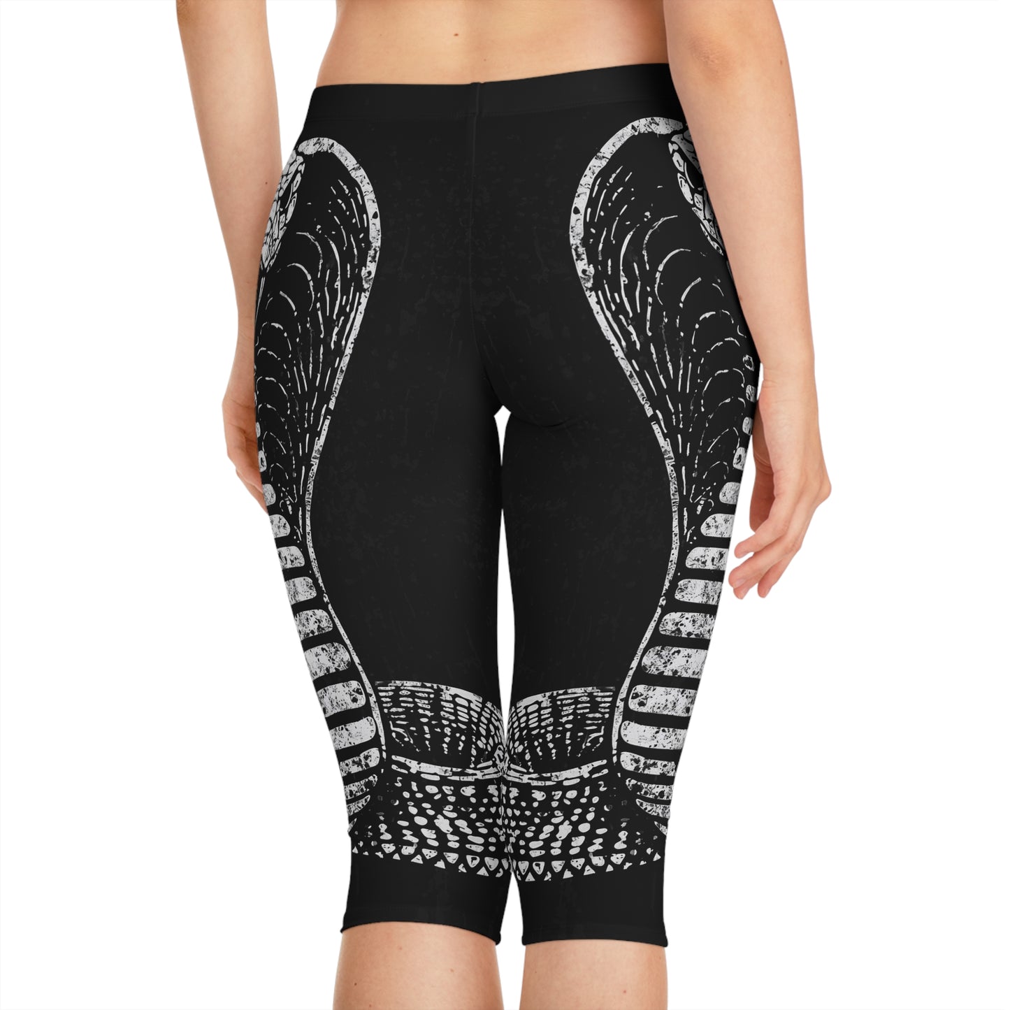 Capri Leggings – Vintage Cobra Snake
