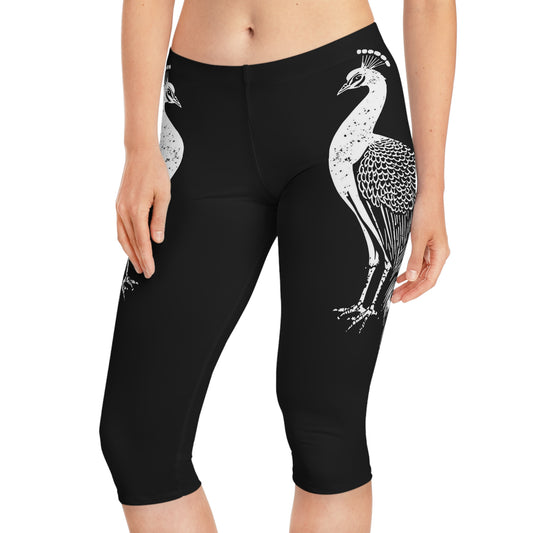 Capri Leggings - Peacock