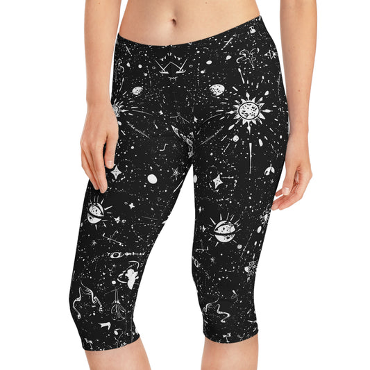 Capri Leggings – Occult Starfield