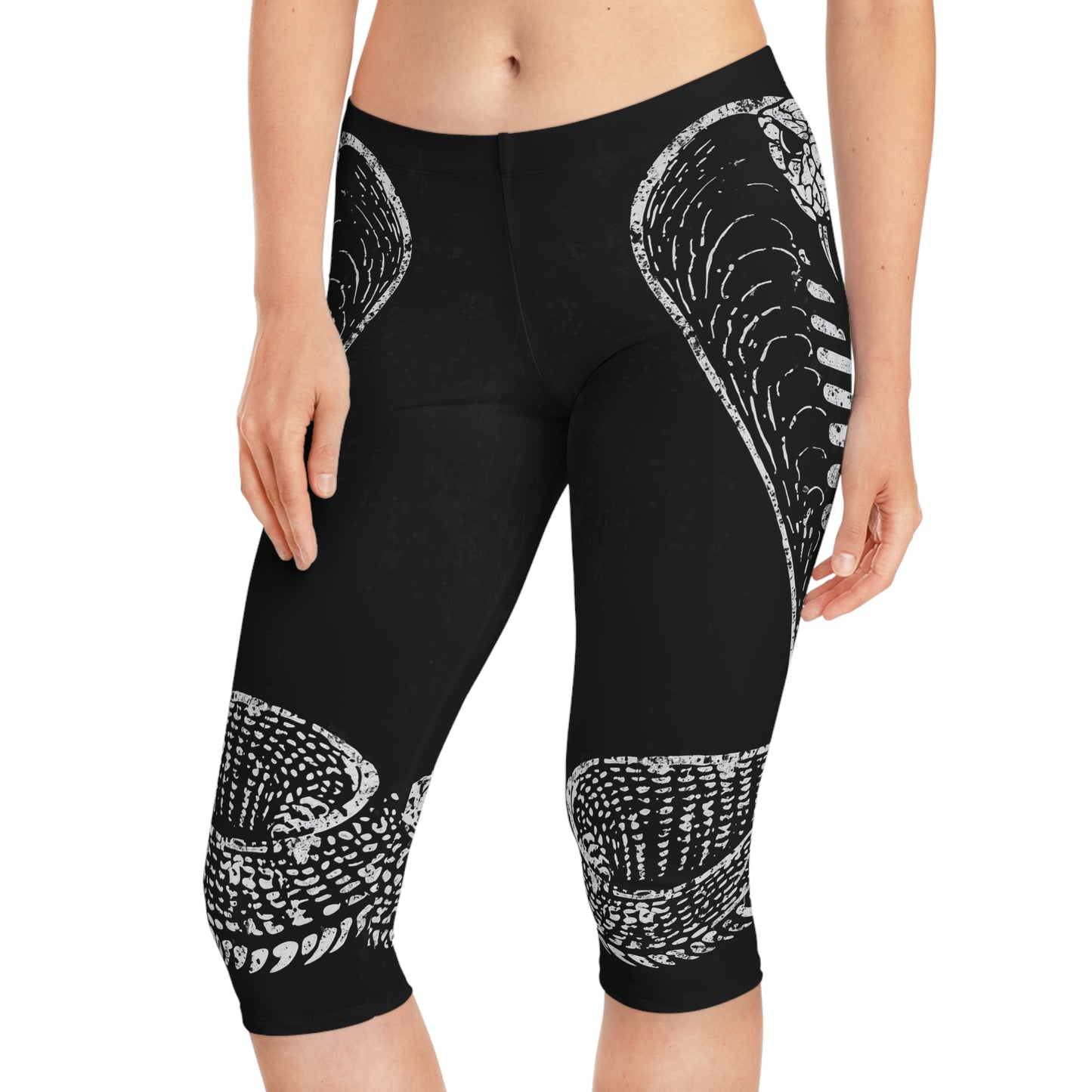 Capri Leggings – Vintage Cobra Snake