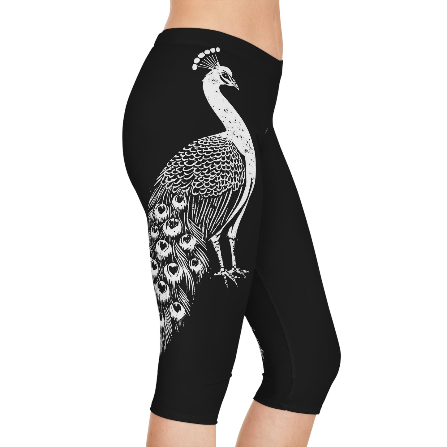 Capri Leggings - Peacock