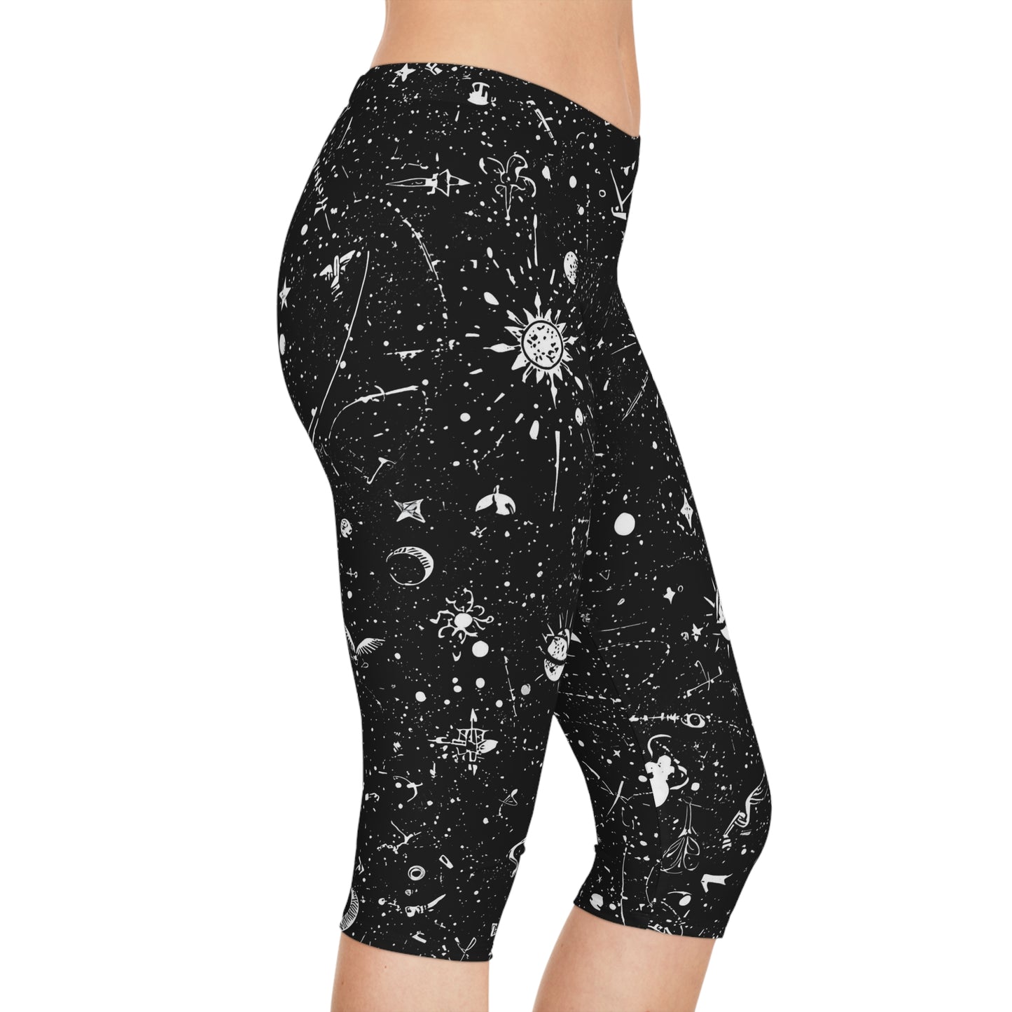 Capri Leggings – Occult Starfield