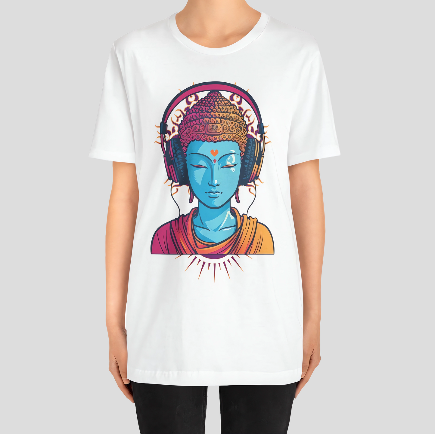 Zen Beats - Buddha Headphones T-Shirt