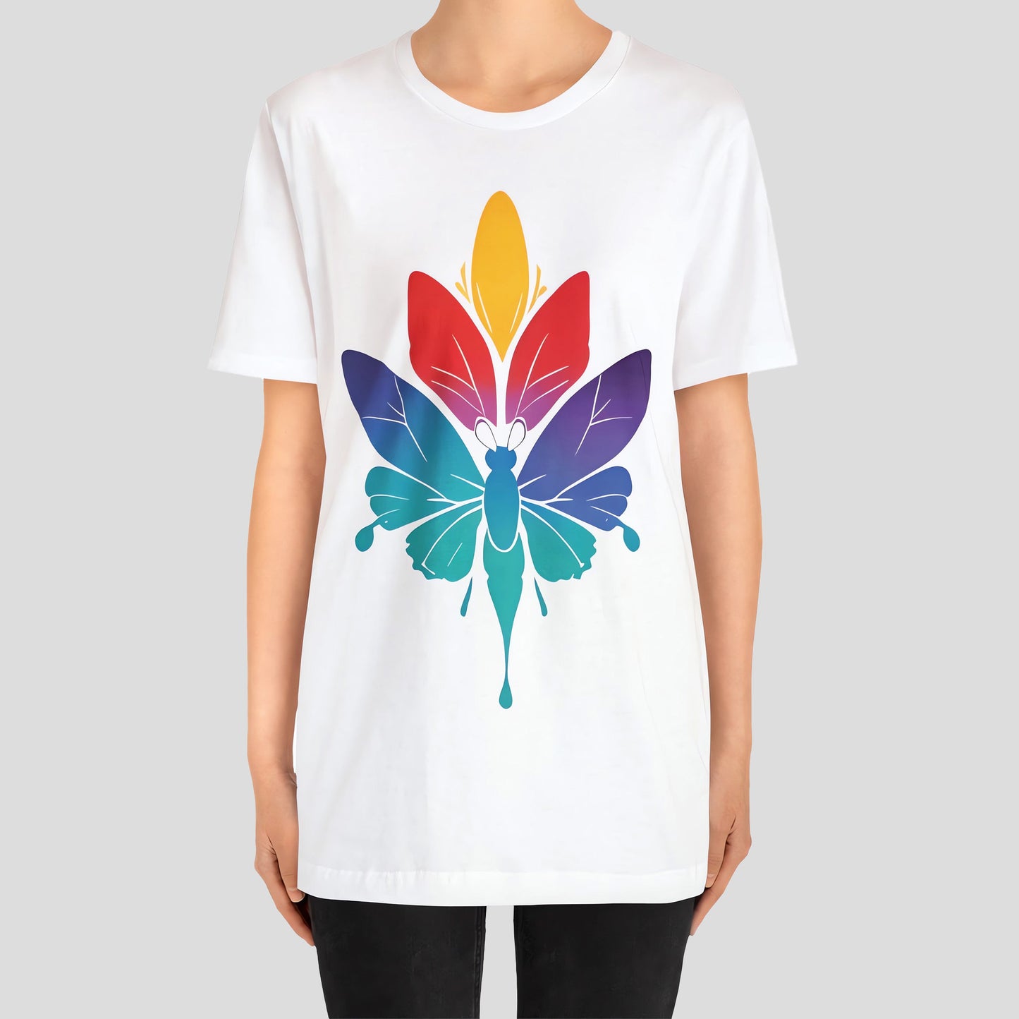 Chroma Harmony - Butterfly T-Shirt