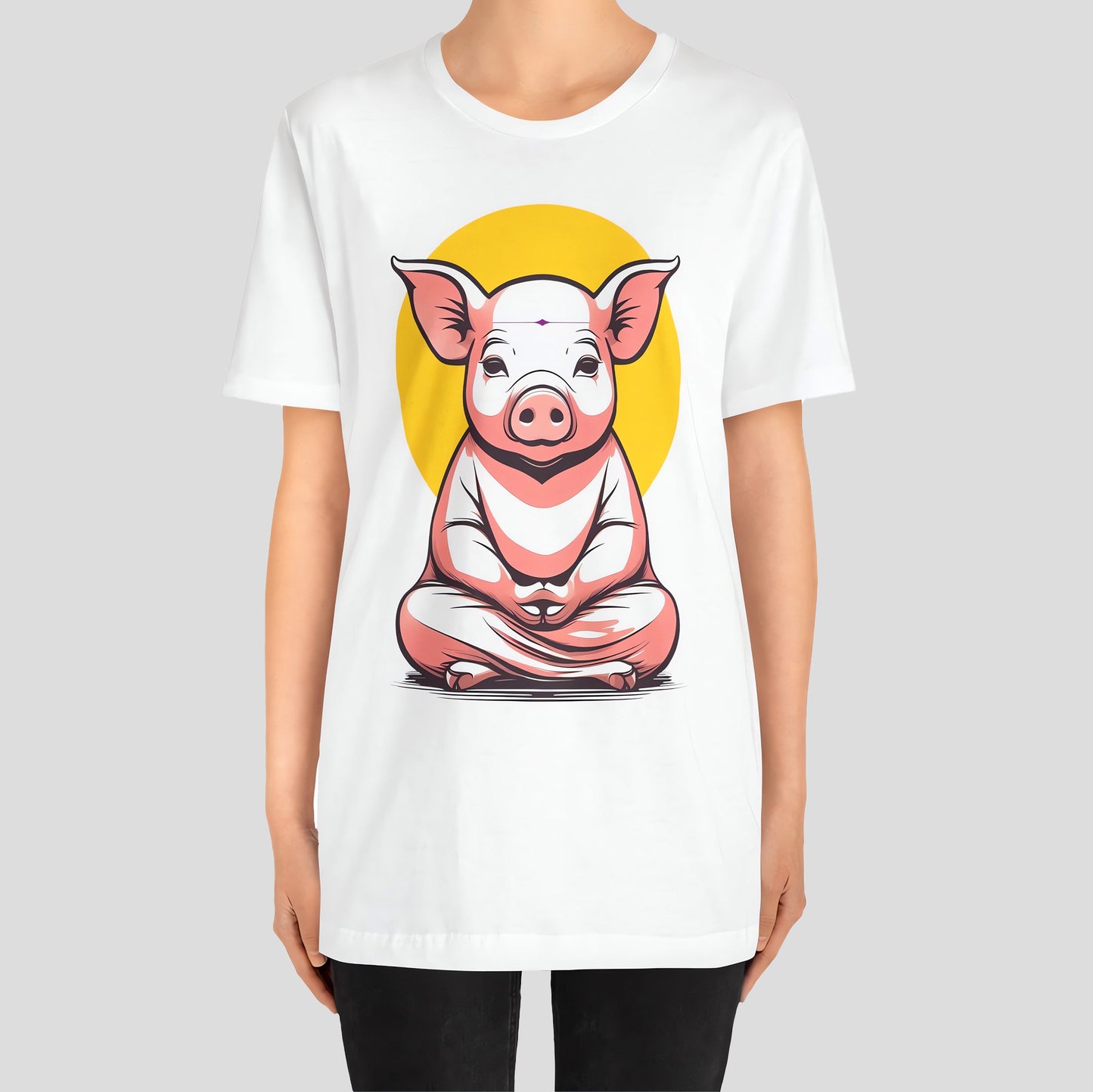 Piggy Zen - Mediating Pig T-Shirt