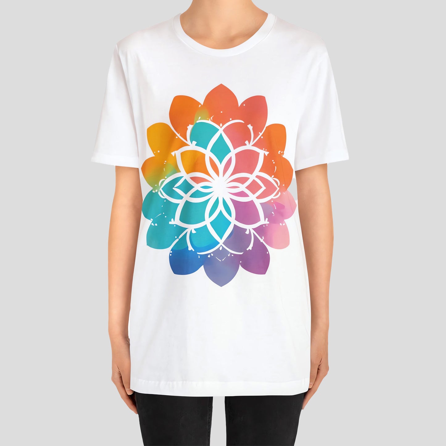 Harmony Petals - Mandala T-Shirt