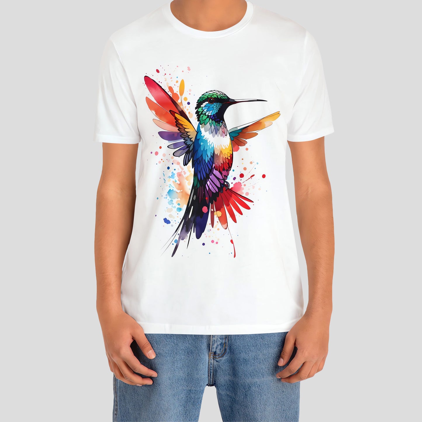 Watercolor Flight - Hummingbird T-Shirt