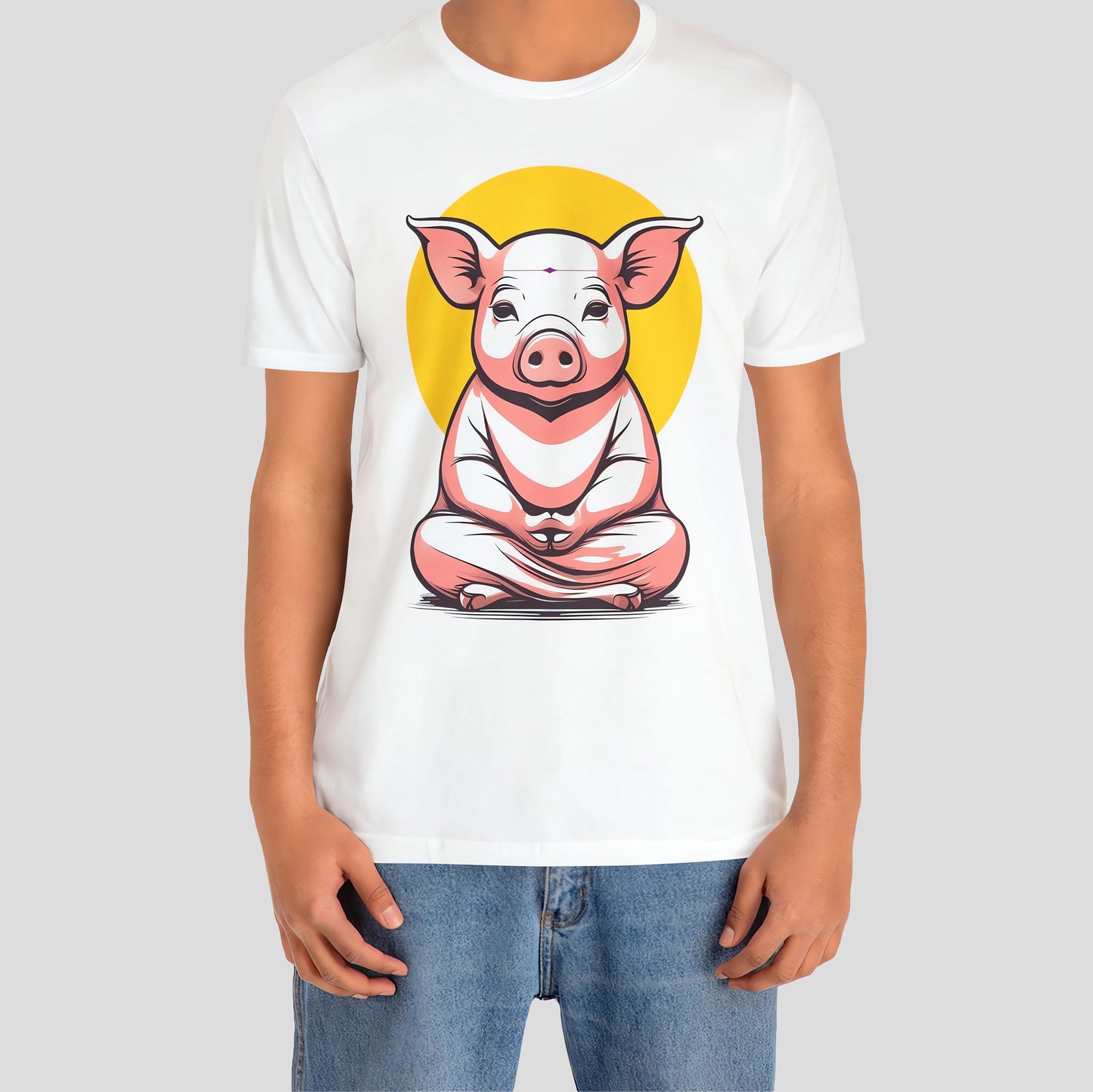 Piggy Zen - Mediating Pig T-Shirt