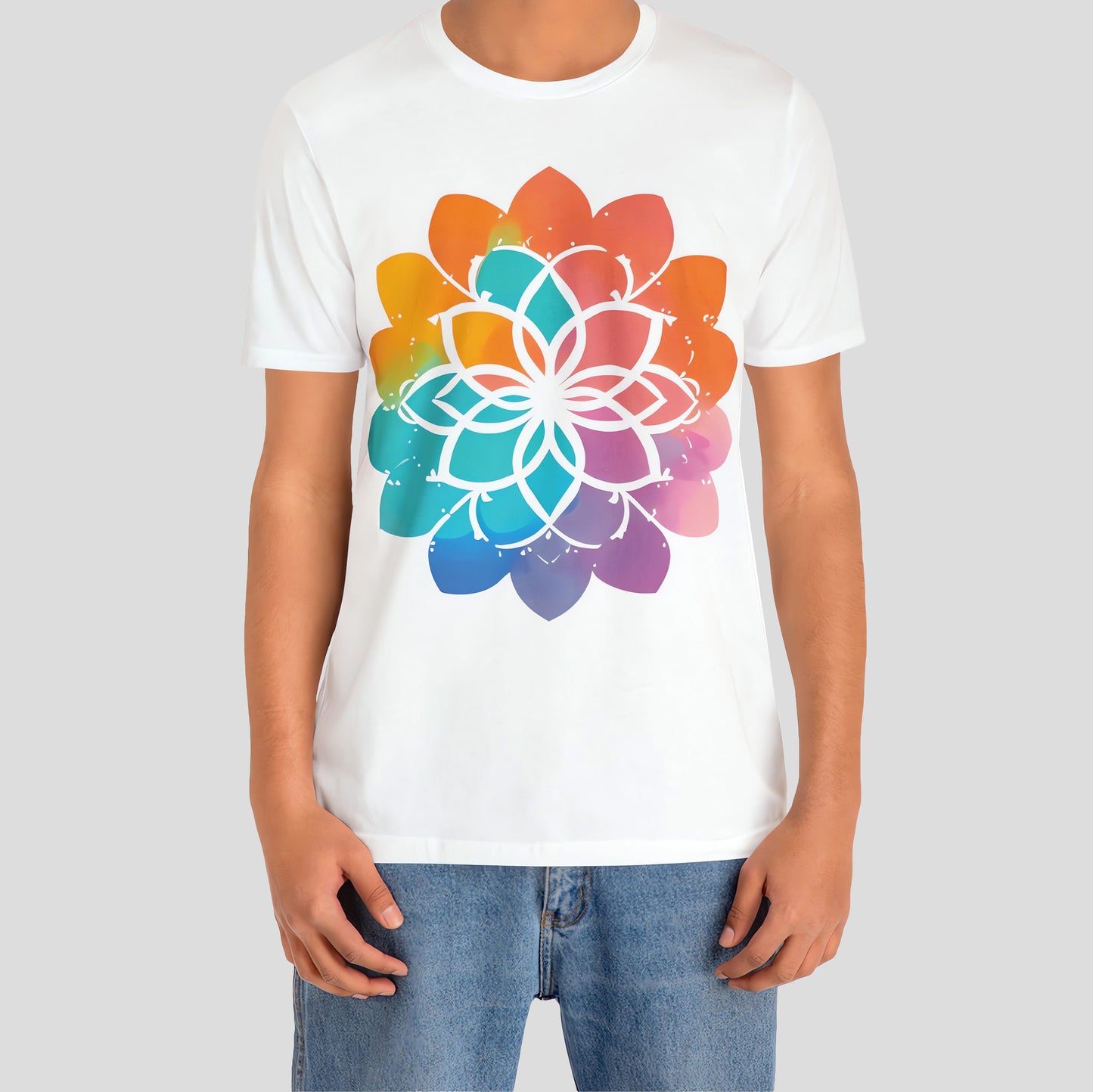 Harmony Petals - Mandala T-Shirt