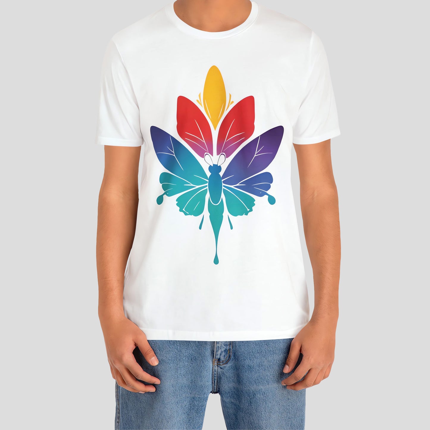 Chroma Harmony - Butterfly T-Shirt